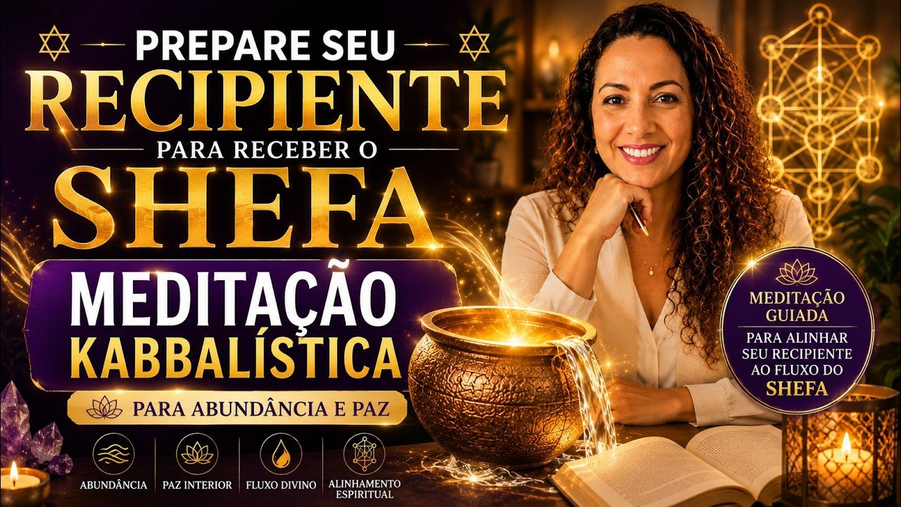 Meditação: Prepare seu recipiente para receber o Shefa